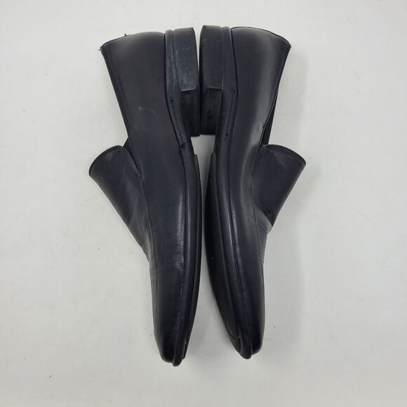 To Boot NY Adam Derrick Black Leather Slip-on Italian Loafer Men\'s Size EUR 40